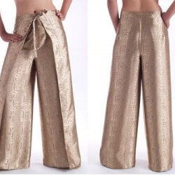 سروال حرير أنيق