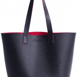 حقيبة يد جلدية سوداء حقيبة يد جلدية سوداء