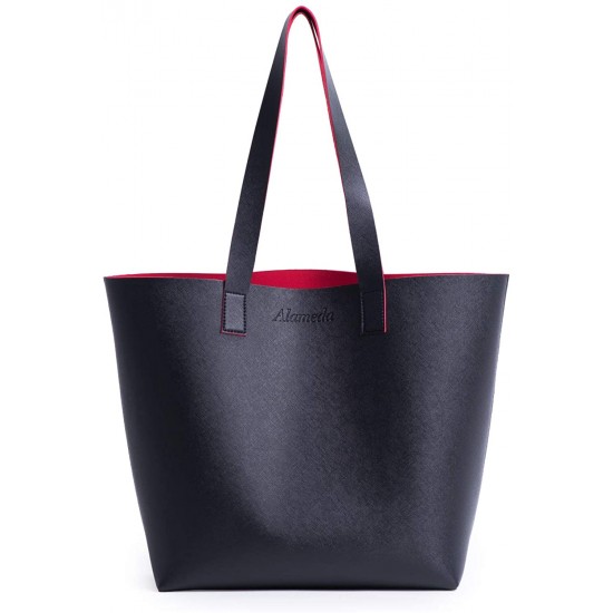 حقيبة يد جلدية سوداء