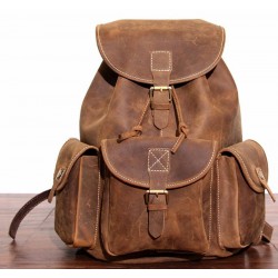 المشي لمسافات طويلة حقيبة بنية