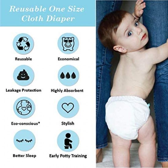 حفاضات قابلة لإعادة الاستخدام