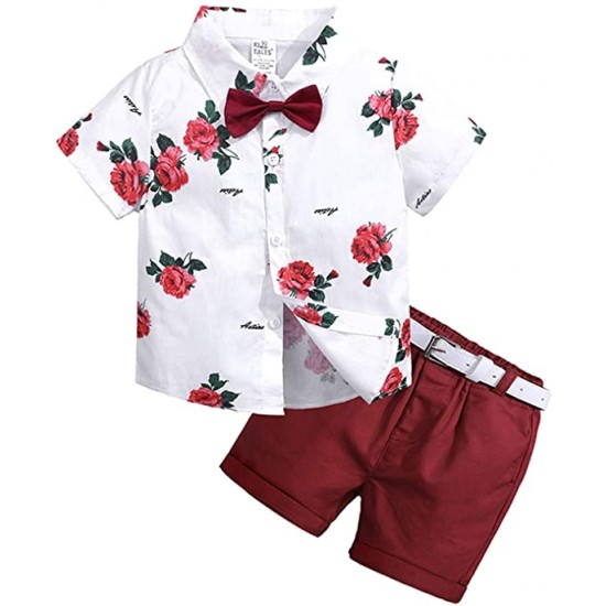 طقم ملابس للأولاد الصغار (قطعتان)