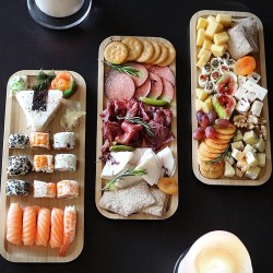 مجموعة ألواح تقديم الطعام 
